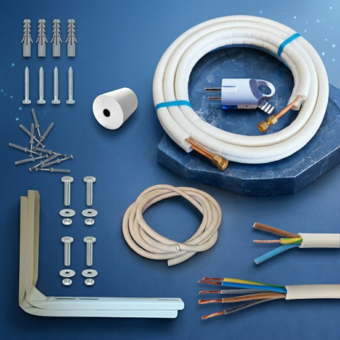 Kit complet 18.000 BTU - 3m- 18000 BTU - Kit complet instalare AC
