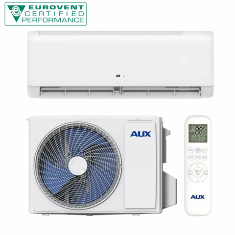 9.000 BTU (până la 25 mp) - Aparat aer conditionat AUX Q Series, 9000 BTU/h, ASW-H09B5B4/QCR3DI-C0, WiFi inclus, Sleep Mode, Auto Curatare, Auto Restart, Filtru Carbon Activ