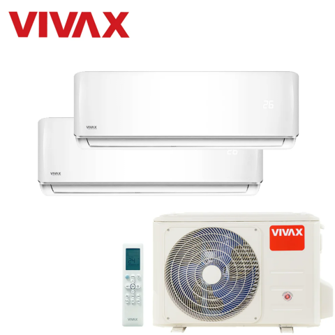 Aparat aer condiționat & montaj - Aer Conditionat MULTISPLIT VIVAX ACP-14COFM40AERI / ACP-09CH25AERI WHITE + ACP-12CH35AERI WHITE Dublu Split Inverter