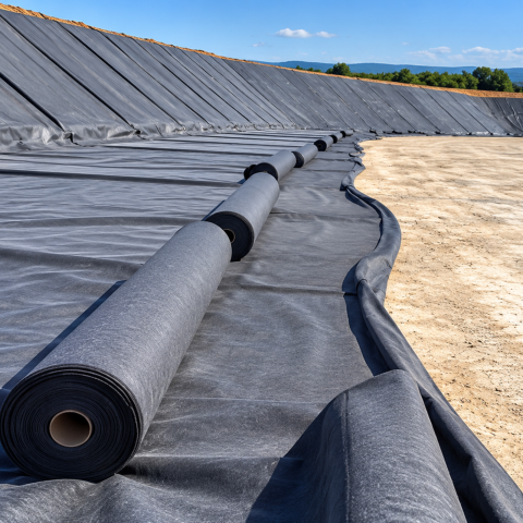Folie Geotextil 200 g/mp,5 x 100 m, cenusiu [1]