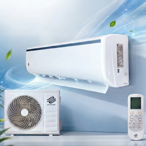 Aparate aer condiționat - Aparat aer conditionat EUROCOOL TAC-18CHSD, 18000 BTU, R32, Inverter, Wi-Fi