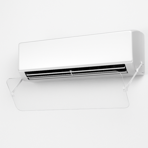 Aparat aer condiționat & montaj - Deflector transparent pentru aparat Aer Conditionat, Latime: 800mm