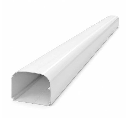 Canal Mascare Traseu Frigorific - Canal Mascare Traseu Frigorific OPTIMA T62 Bară 2m 11130062 (62x46 mm), PVC Alb