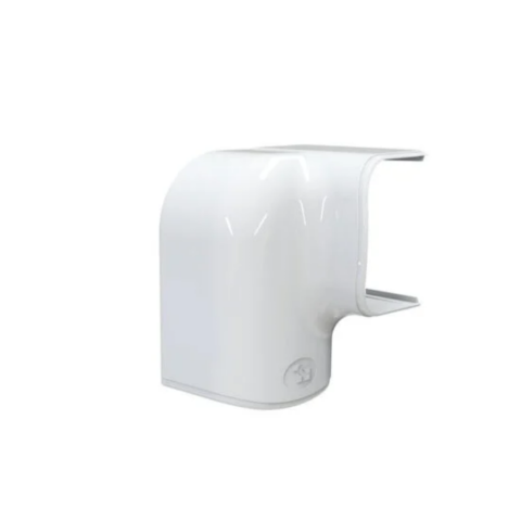 Canal Mascare Traseu Frigorific - Curbă Schimbare Plan Dreapta Canal Mascare OPTIMA MRD62 100129, PVC Alb