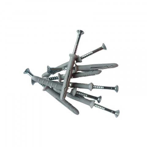 Diblu cu șurub cui percuție - Diblu cu șurub cui percuție 8 x 60 mm - 100 buc