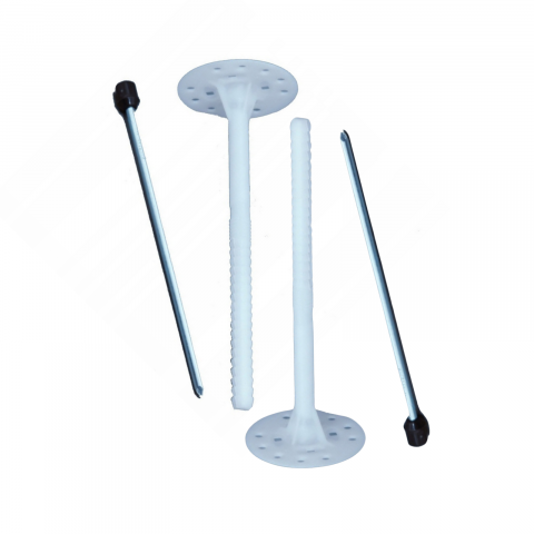 Dibluri fixare polistiren cui metalic - Dibluri fixare polistiren LGX 10x400 mm