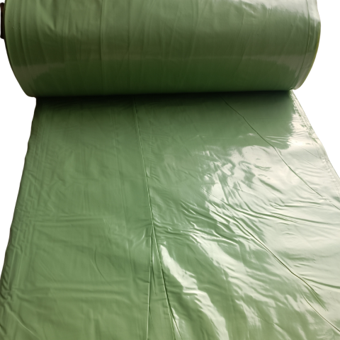 Folie construcții 4 m x 25 m – 100 µm, verde, rLDPE reciclat [2]