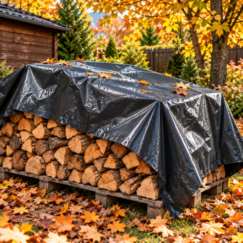Folie construcții 4 m x 25 m, neagra - 140 microni- 100 mp [1]