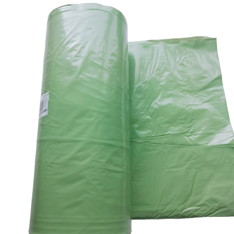 Folie construcții 4 m x 50 m – 100 µm, verde , rLDPE reciclat [1]
