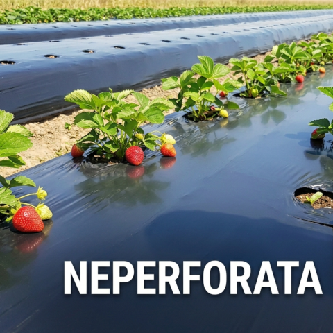 Grădină - Folie mulcire 30 microni - 1 x 50 m