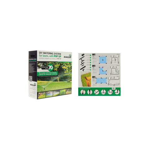 Kit irigații - Kit complet irigare gazon maxim 70mp