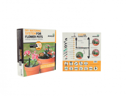 Kit irigații - Kit de irigare 30 ghivece cu programator