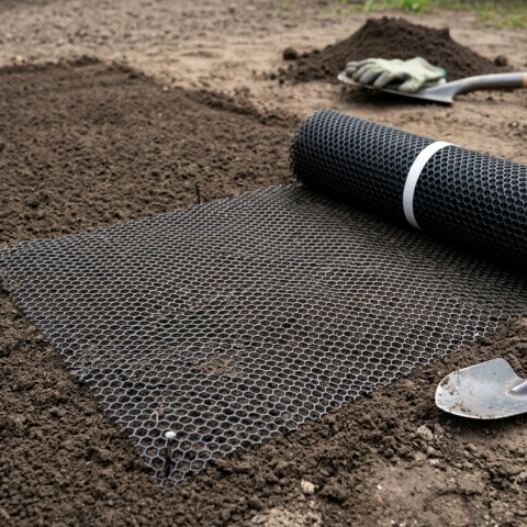 Plase Protecție - Plasă impotriva cârtițelor 1,2x25m, 300g/mp