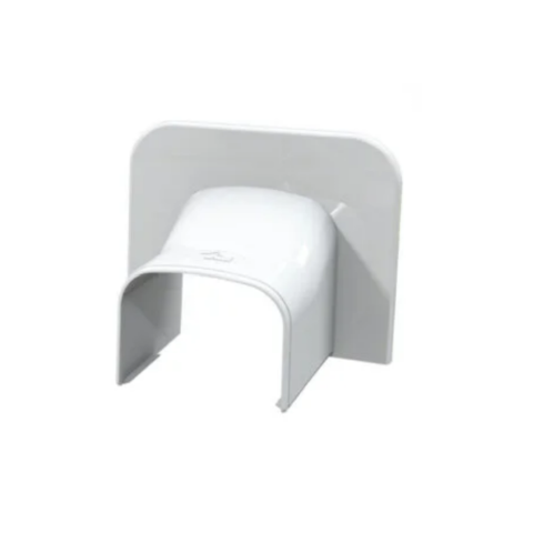 Canal Mascare Traseu Frigorific - Terminație Perete Canal Mascare OPTIMA TA62 11106004, PVC Alb