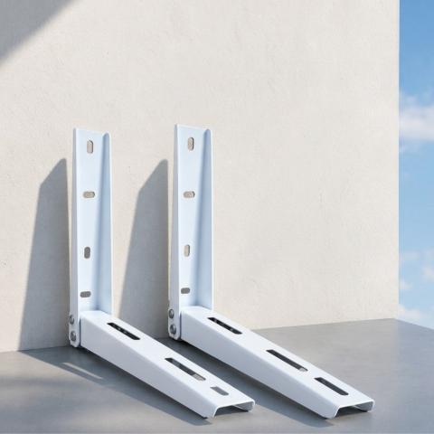 Console / Suporți AC - la set - Suport rabatabil AC 9-12000 BTU (ALB) 400 x 450 x 1.5 mm