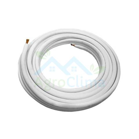 Țeavă cupru - Teava cupru izolata HALCOR, 3/8” (9.52 mm), perete 0.60 mm, izolatie 9 mm – rola 50