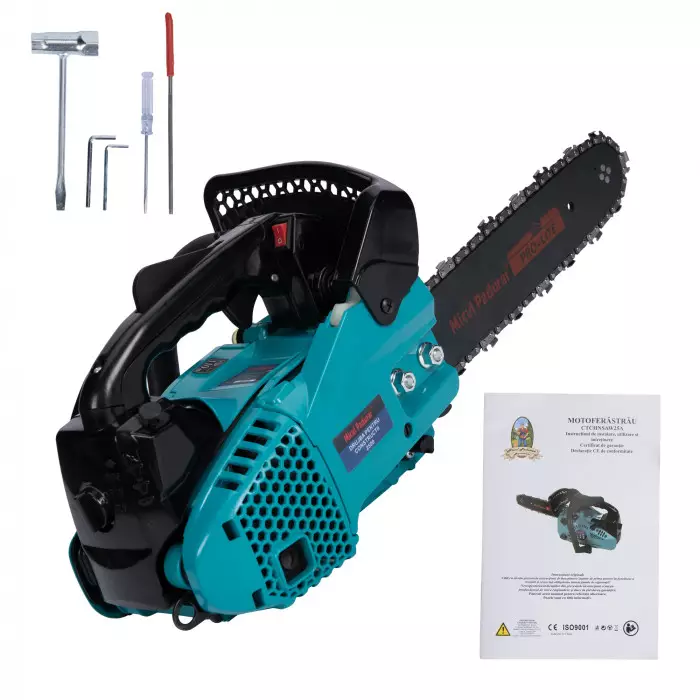 Drujba motofierastrau pentru pomi si constructii 2500 Micul Padurar 1.22CP 2 lanturi pas 3/8 lama 30cm GF-0018 [3]