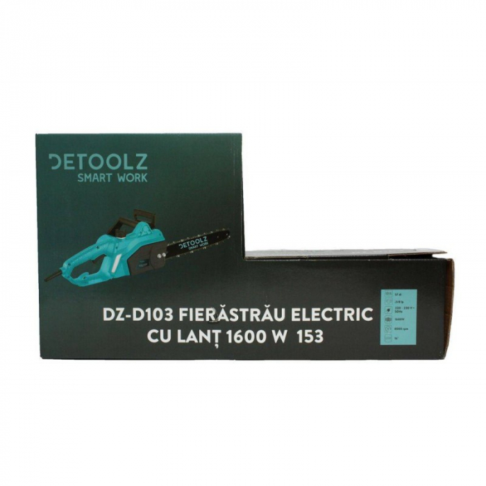 Fierastrau electric cu lant DZ-D103, DETOOLZ, 1600W [9]