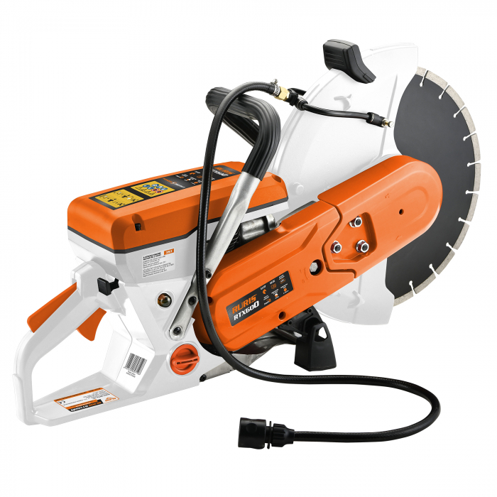 Masina de taiat beton RURIS RTX600, motor benzina 2T, 58 CC, 3.3 CP, diametru disc 300 mm, adancime maxima taiere 100 mm, 4800 rpm [2]