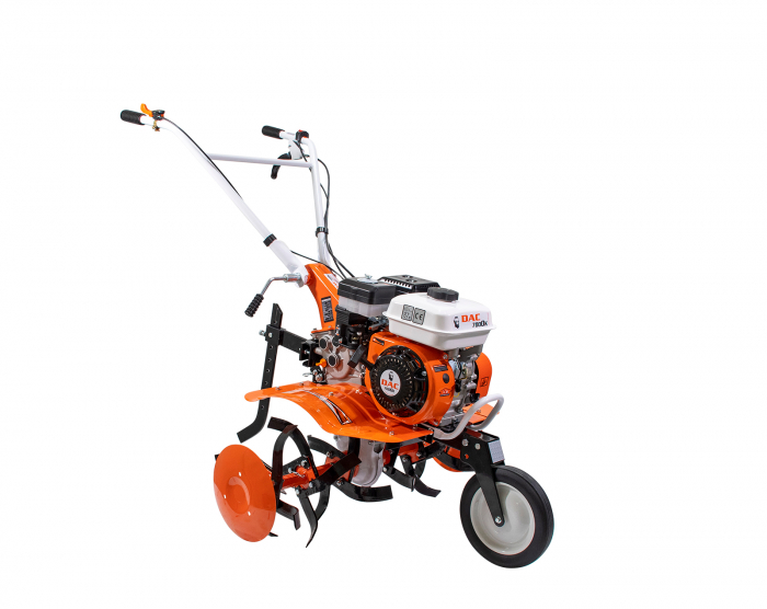 Motosapa DAC 7000ACC1 + roti cauciuc 4.00-8+rarita ajustabila+roti metalice 350 fara manicot+set contragreutati 10kg [10]