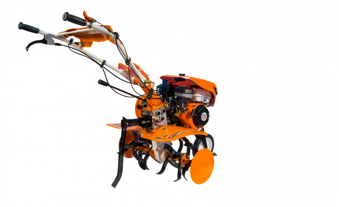 Motosapa RURIS 7500ACC3 + roti cauciuc 4.00-8+rarita ajustabila+plug+adaptor+dispozitiv cartofi+cultivator multifunctional+accesoriu tractat+roti metalice 400 fara manicot [5]