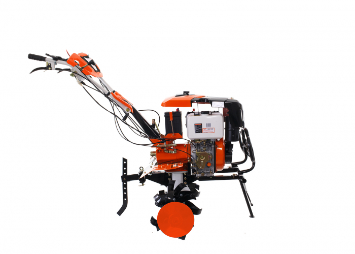 Motosapatoare RURIS 1001KSD + roti cauciuc 5.00-12+plug reversibil rev2+roti metalice 500+set contragreutati 20kg [14]