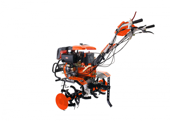 Motosapatoare RURIS 1001KSD + roti cauciuc 5.00-12+plug reversibil rev2+roti metalice 500+set contragreutati 20kg [21]