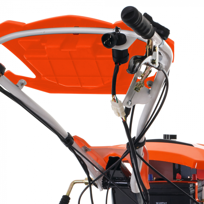 Motosapatoare RURIS 1001KSD + roti cauciuc 5.00-12+plug reversibil rev2+roti metalice 500+set contragreutati 20kg [6]