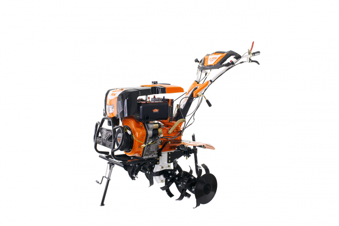 Motosapatoare RURIS 1001KSD + roti cauciuc 5.00-12+plug reversibil rev2+roti metalice 500+set contragreutati 20kg [43]