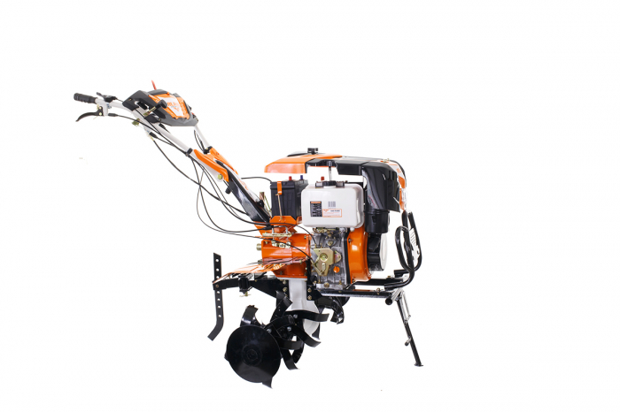 Motosapatoare RURIS 1001KSD + roti cauciuc 5.00-12+plug reversibil rev2+roti metalice 500+set contragreutati 20kg [32]