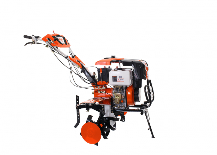 Motosapatoare RURIS 1001KSD + roti cauciuc 5.00-12+plug reversibil rev2+roti metalice 500+set contragreutati 20kg [13]