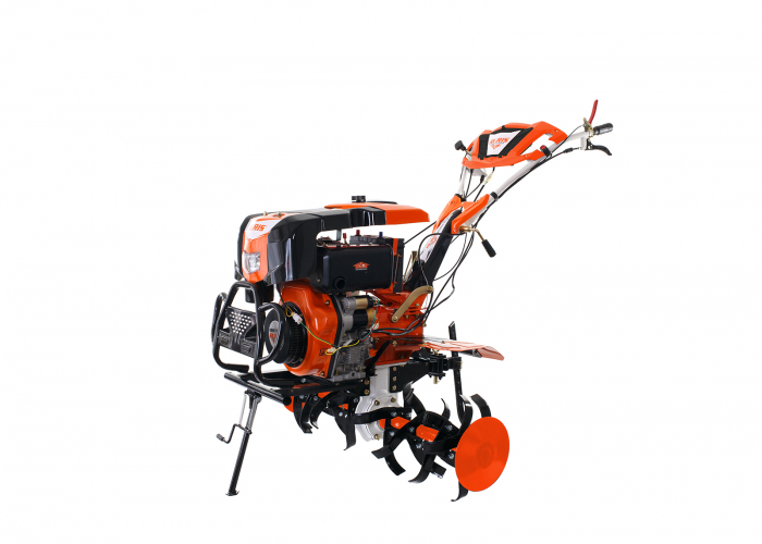 Motosapatoare RURIS 1001KSD + roti cauciuc 5.00-12+plug reversibil rev2+roti metalice 500+set contragreutati 20kg [24]