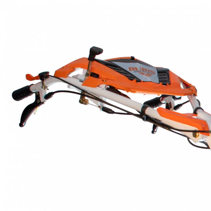 Motosapatoare RURIS 1300KS + roti cauciuc 5.00-12+plug reversibil rev2+roti metalice 500+set contragreutati 20kg [5]