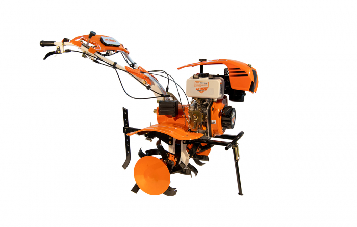 Motosapatoare RURIS 651KSD + roti cauciuc 4.00-8 + rarita + roti metalice 400 fara manicot + set contragreutÄƒÈ›i CG 10 KG [22]
