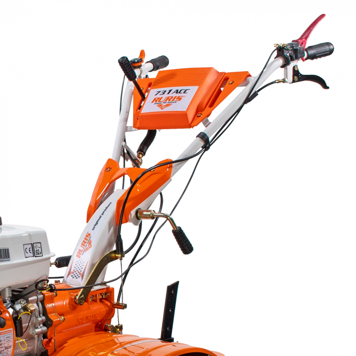 Motosapatoare RURIS 731ACC1 + roti cauciuc 5.00-8+rarita+plug+adaptor+dispozitiv scos cartofi+roti metalice 400 fara manicot+cultivator+set contragreutati 10kg [4]