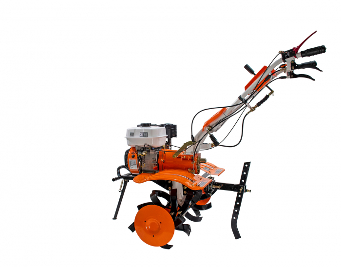 Motosapatoare RURIS 731ACC1 + roti cauciuc 5.00-8+rarita+plug+adaptor+dispozitiv scos cartofi+roti metalice 400 fara manicot+cultivator+set contragreutati 10kg [22]