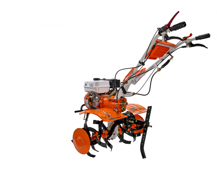 Motosapatoare RURIS 731ACC1 + roti cauciuc 5.00-8+rarita+plug+adaptor+dispozitiv scos cartofi+roti metalice 400 fara manicot+cultivator+set contragreutati 10kg [21]