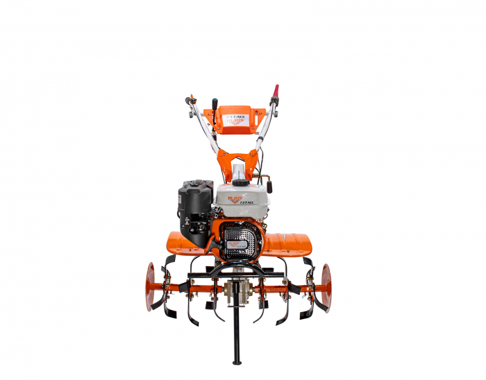 Motosapatoare RURIS 731ACC1 + roti cauciuc 5.00-8+rarita+plug+adaptor+dispozitiv scos cartofi+roti metalice 400 fara manicot+cultivator+set contragreutati 10kg [11]