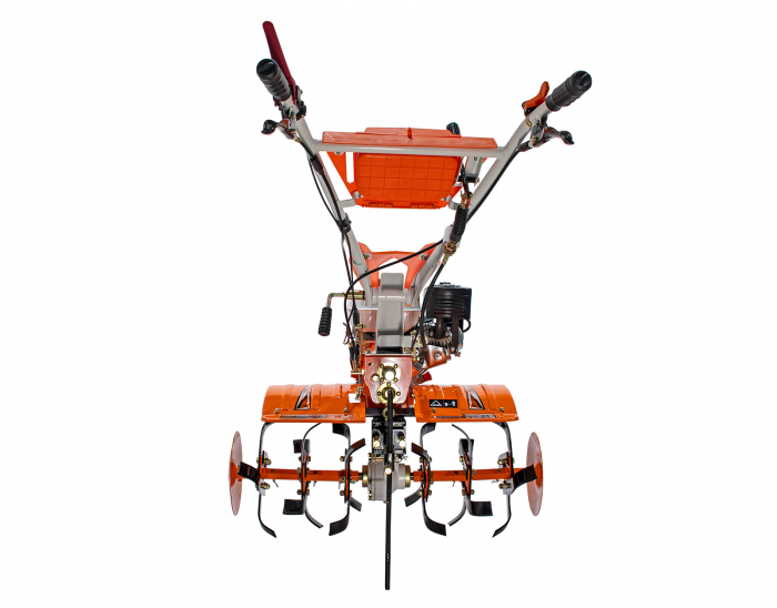 Motosapatoare RURIS 731ACC1 + roti cauciuc 5.00-8+rarita+plug+adaptor+dispozitiv scos cartofi+roti metalice 400 fara manicot+cultivator+set contragreutati 10kg [19]