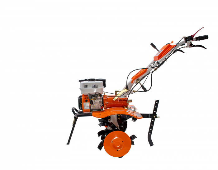 Motosapatoare RURIS 731ACC1 + roti cauciuc 5.00-8+rarita+plug+adaptor+dispozitiv scos cartofi+roti metalice 400 fara manicot+cultivator+set contragreutati 10kg [23]