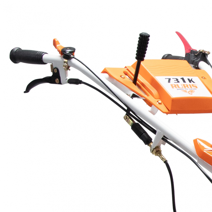 Motosapatoare RURIS 731ACC1 + roti cauciuc 5.00-8+rarita+plug+adaptor+dispozitiv scos cartofi+roti metalice 400 fara manicot+cultivator+set contragreutati 10kg [29]