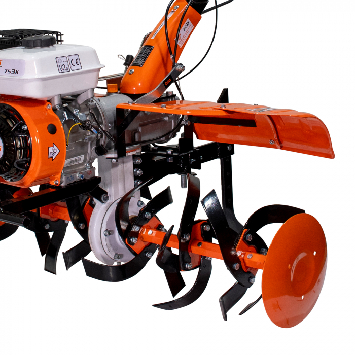 Motosapatoare RURIS 753K + roti cauciuc 5.00-8+plug+adaptor+roti metalice 350 fara manicot+set contragreutati 10kg [3]