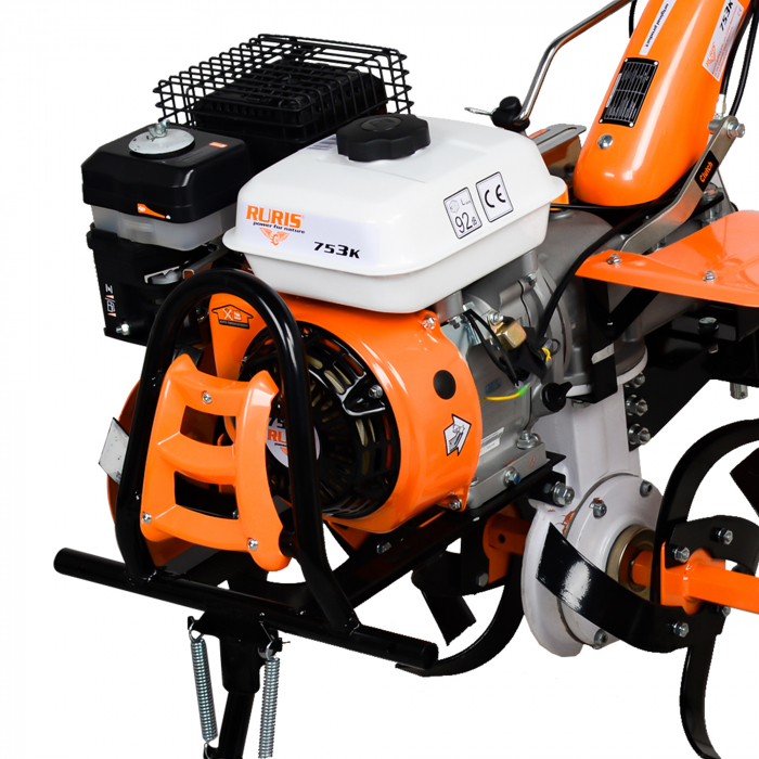 Motosapatoare RURIS 753K + roti cauciuc 5.00-8+plug+adaptor+roti metalice 350 fara manicot+set contragreutati 10kg [29]