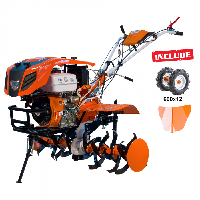 Motosapatoare RURIS 918K + roti cauciuc 6.00-12+rarita+set contragreutati 20kg [1]
