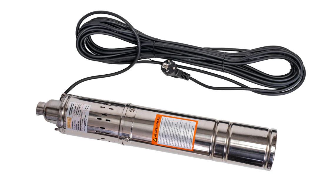 Pompa submersibila apa curata Kamrad PS-1300, 1100W, cablu 15m, 3200L/h, 1 tol, diametru 100mm [2]