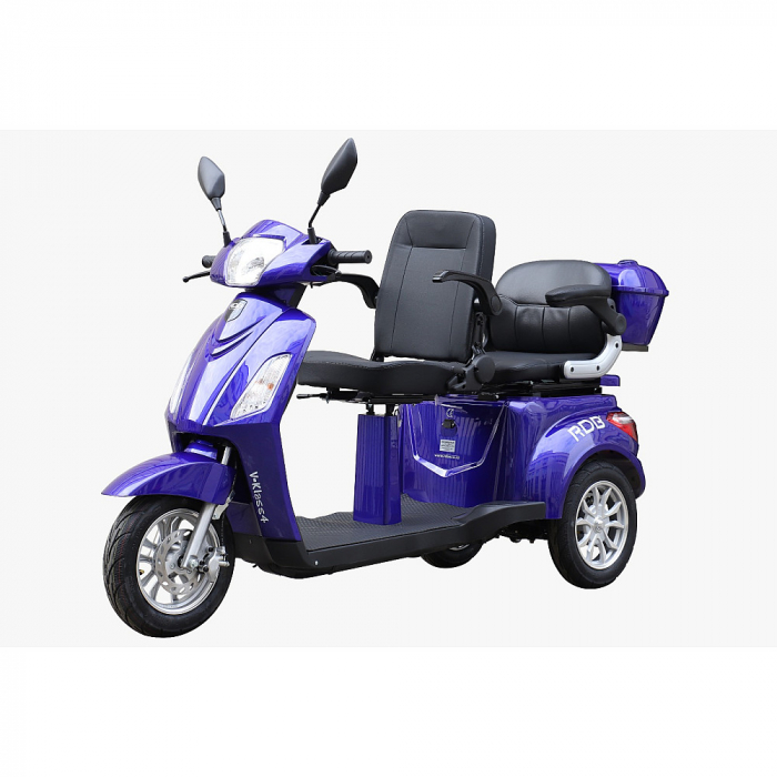 Tricicletă electrică RDB V-KLASS, 1000W, 60V 20AH, fără permis, 2 locuri, 25 km/h [1]