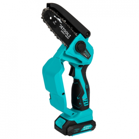 Scule electrice - Fierastrau Detoolz, DZ-SE147, 110 mm cu lant si acumulator 18 V 2 Ah