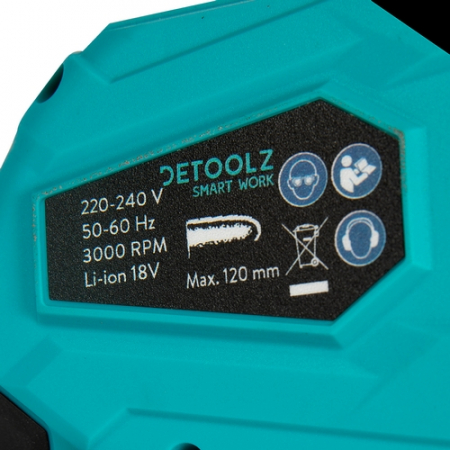 Fierastrau Detoolz, DZ-SE147, 110 mm cu lant si acumulator 18 V 2 Ah [2]