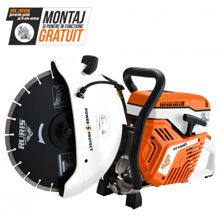 Taietoare de Beton - Taietor beton asfalt metal RURIS RTX800