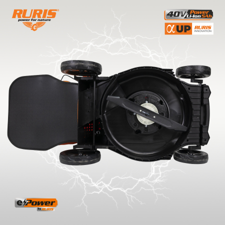 Masina de tuns gazon pe acumulator Ruris RXI4345e [5]